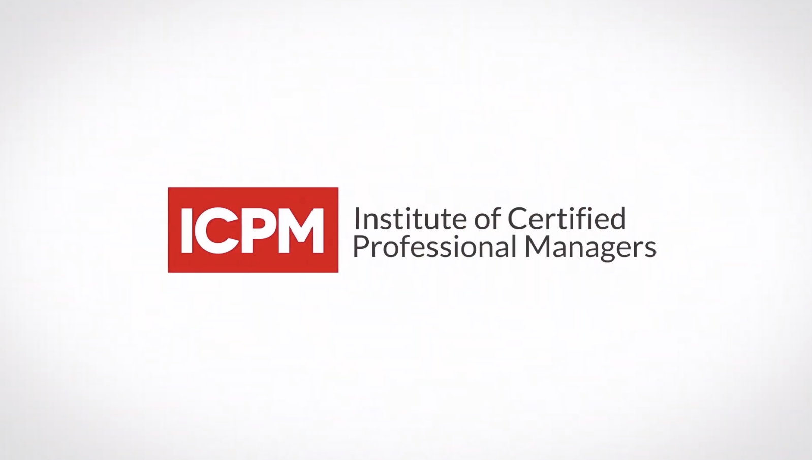Logo of ICPM, Institute of Certified Professional Managers